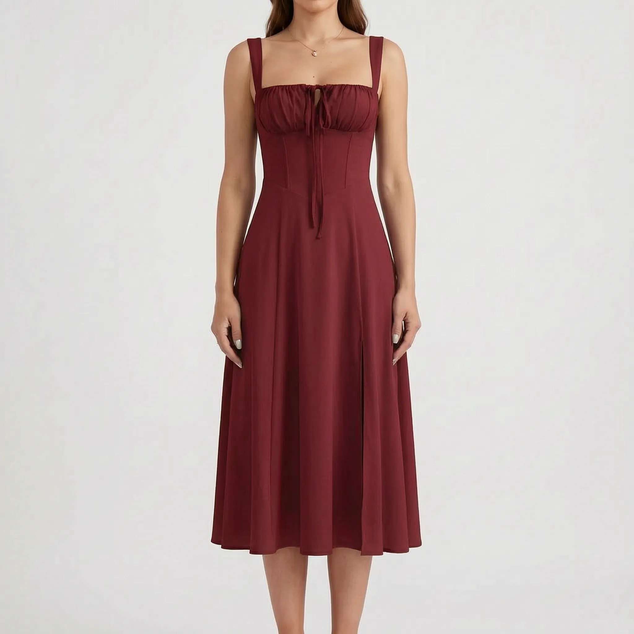 AuraMidi - A-Line Midi Dress