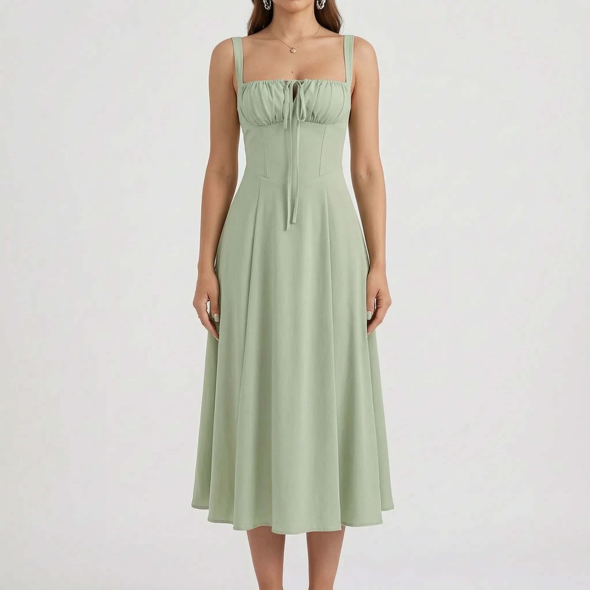 AuraMidi - A-Line Midi Dress