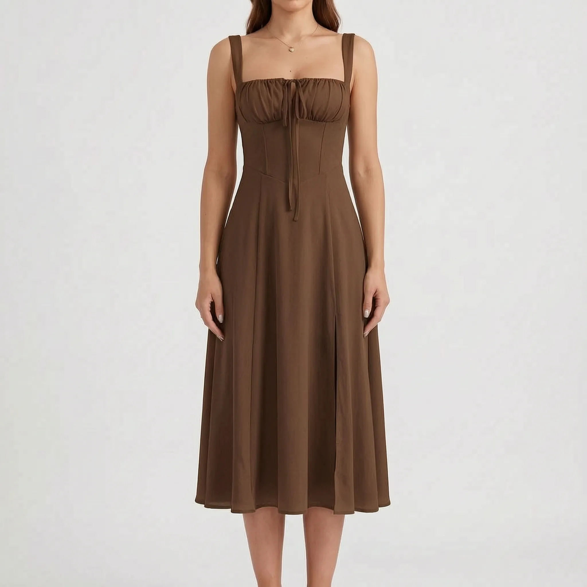 AuraMidi - A-Line Midi Dress