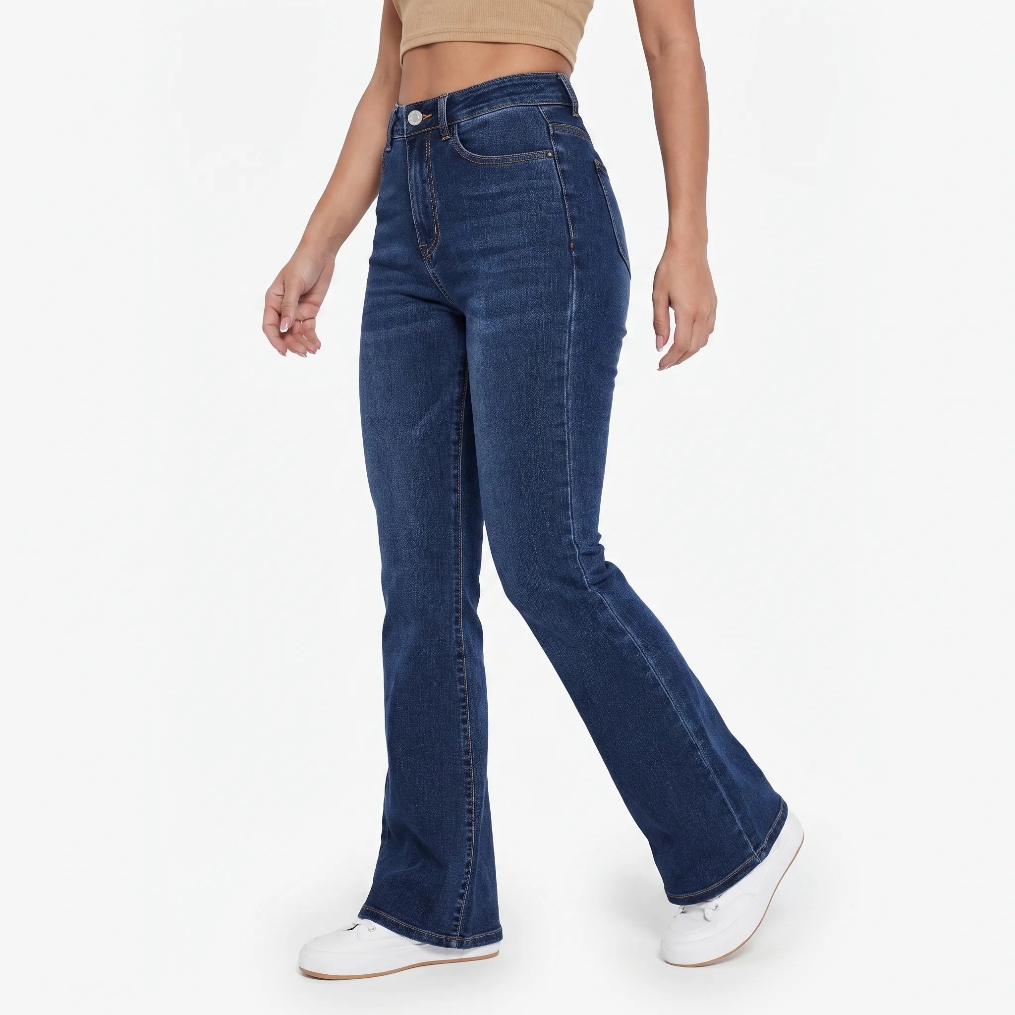 Flarelia - High Waisted Flare Jeans