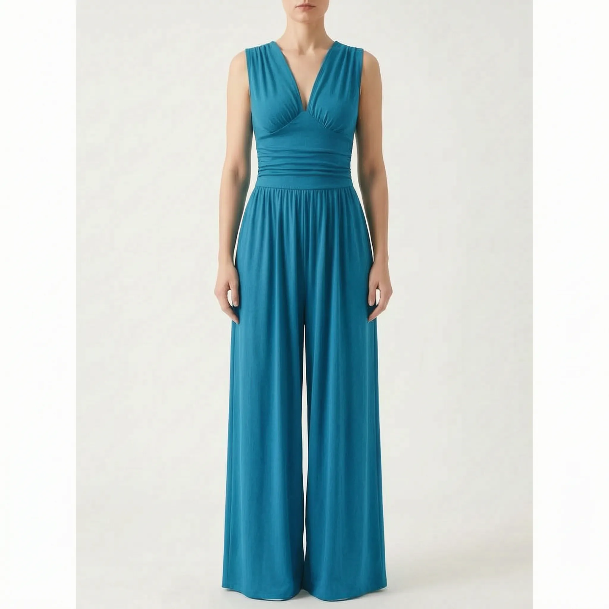 JumpsuitVeda - Womens Wide Leg Jumpsuit