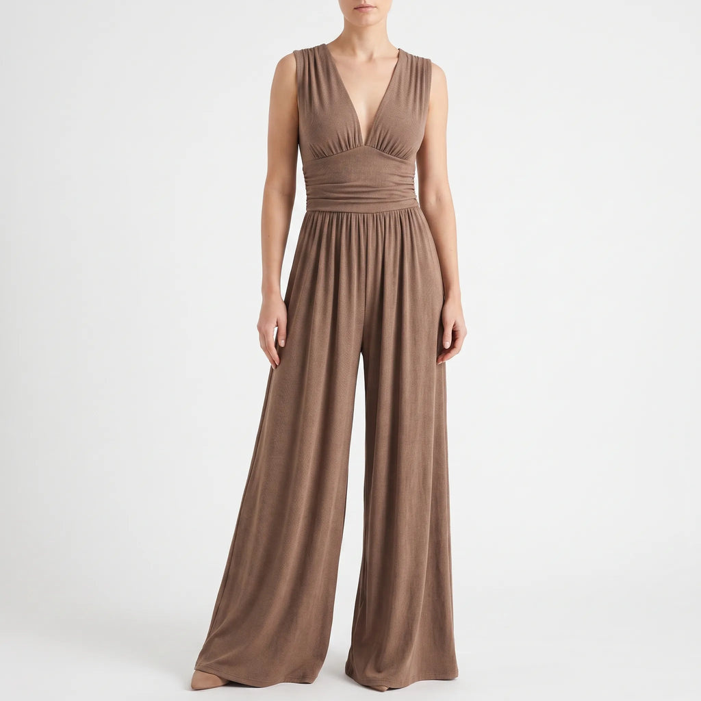 JumpsuitVeda - Womens Wide Leg Jumpsuit