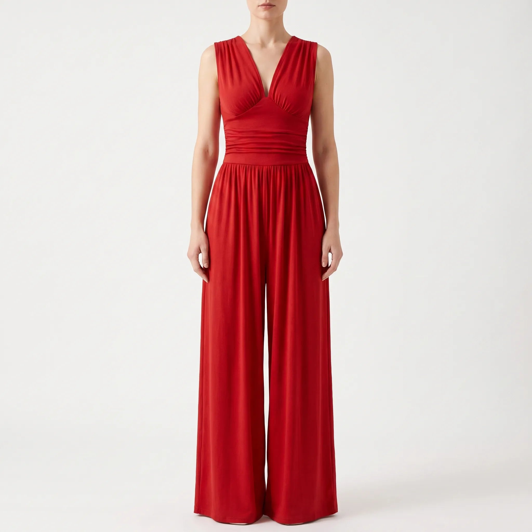 JumpsuitVeda - Womens Wide Leg Jumpsuit
