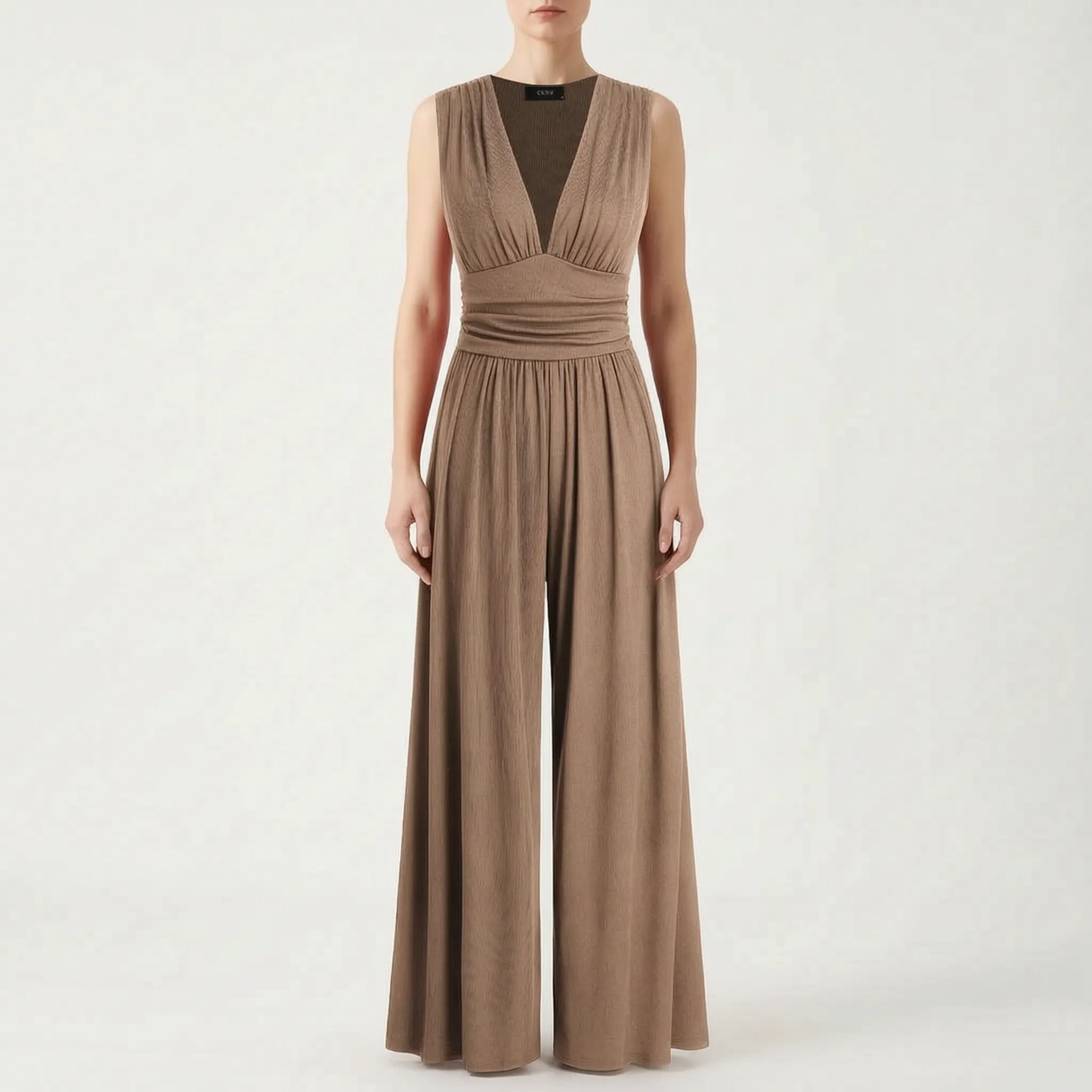 JumpsuitVeda - Womens Wide Leg Jumpsuit