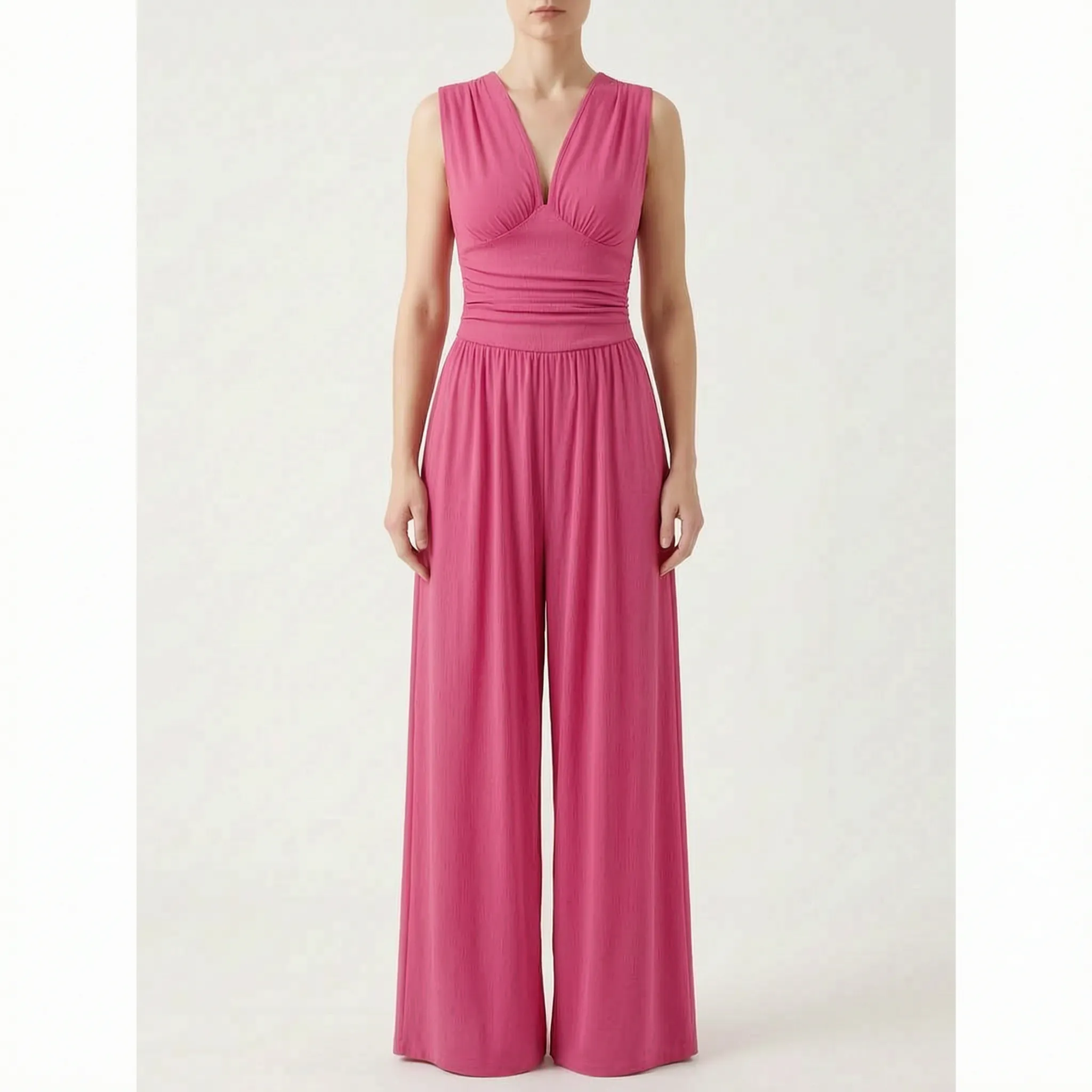 JumpsuitVeda - Womens Wide Leg Jumpsuit