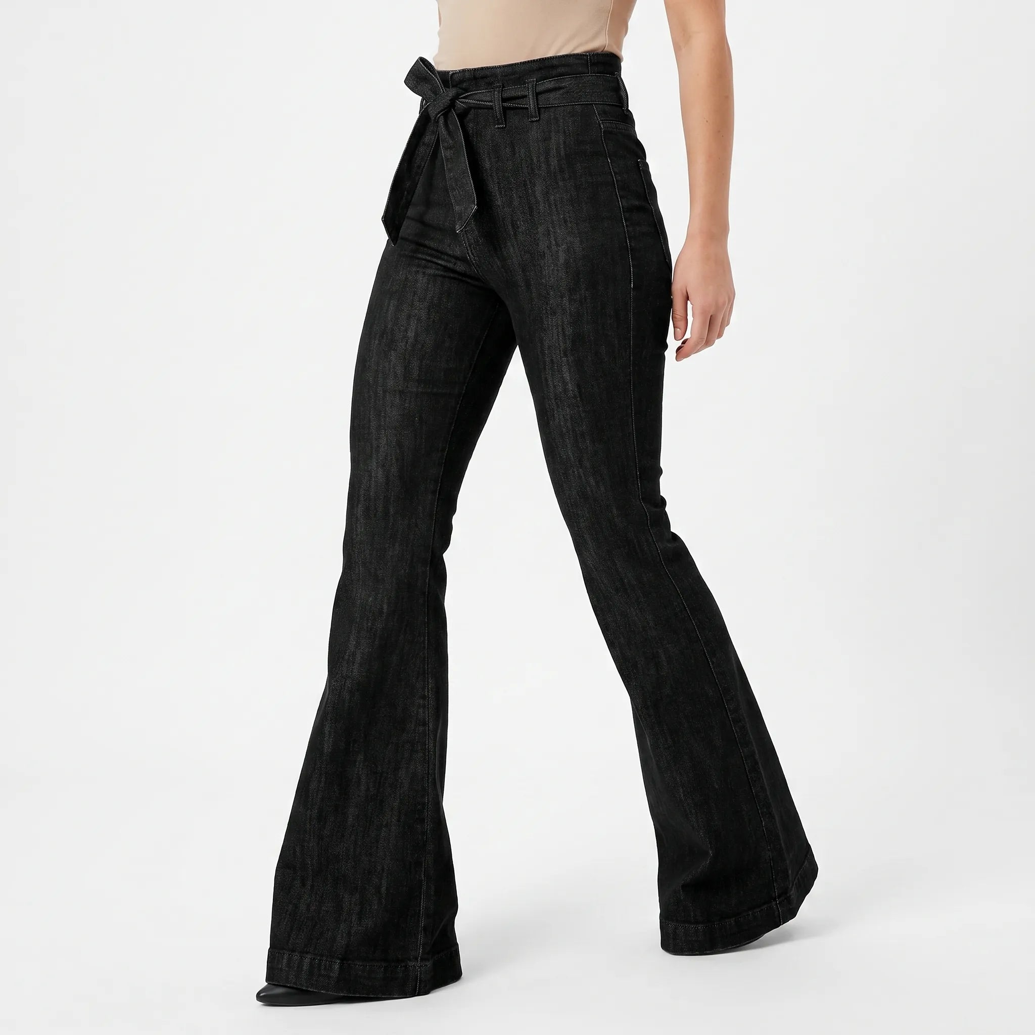 KyraFlare - High-Waisted Flared Pants