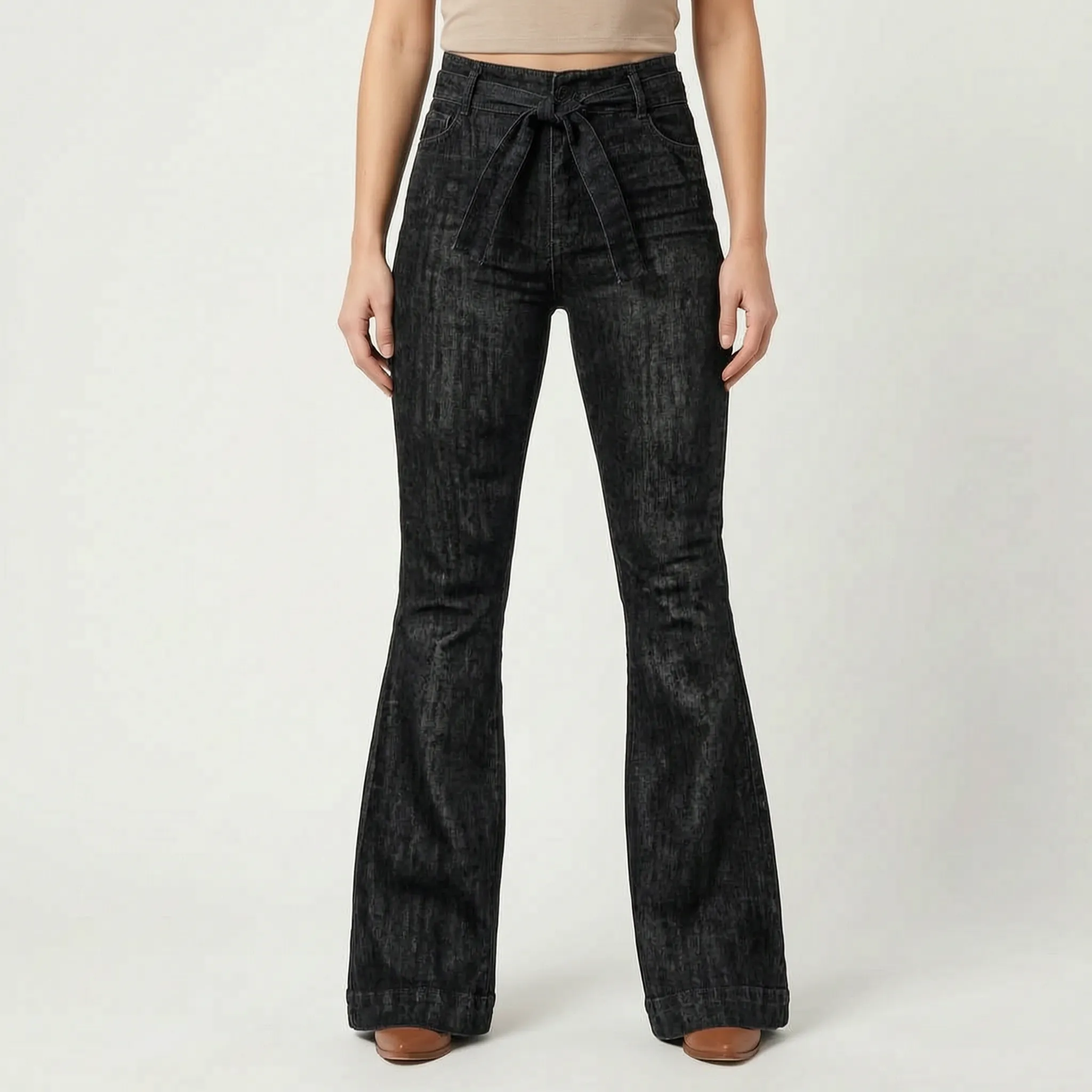 KyraFlare - High-Waisted Flared Pants
