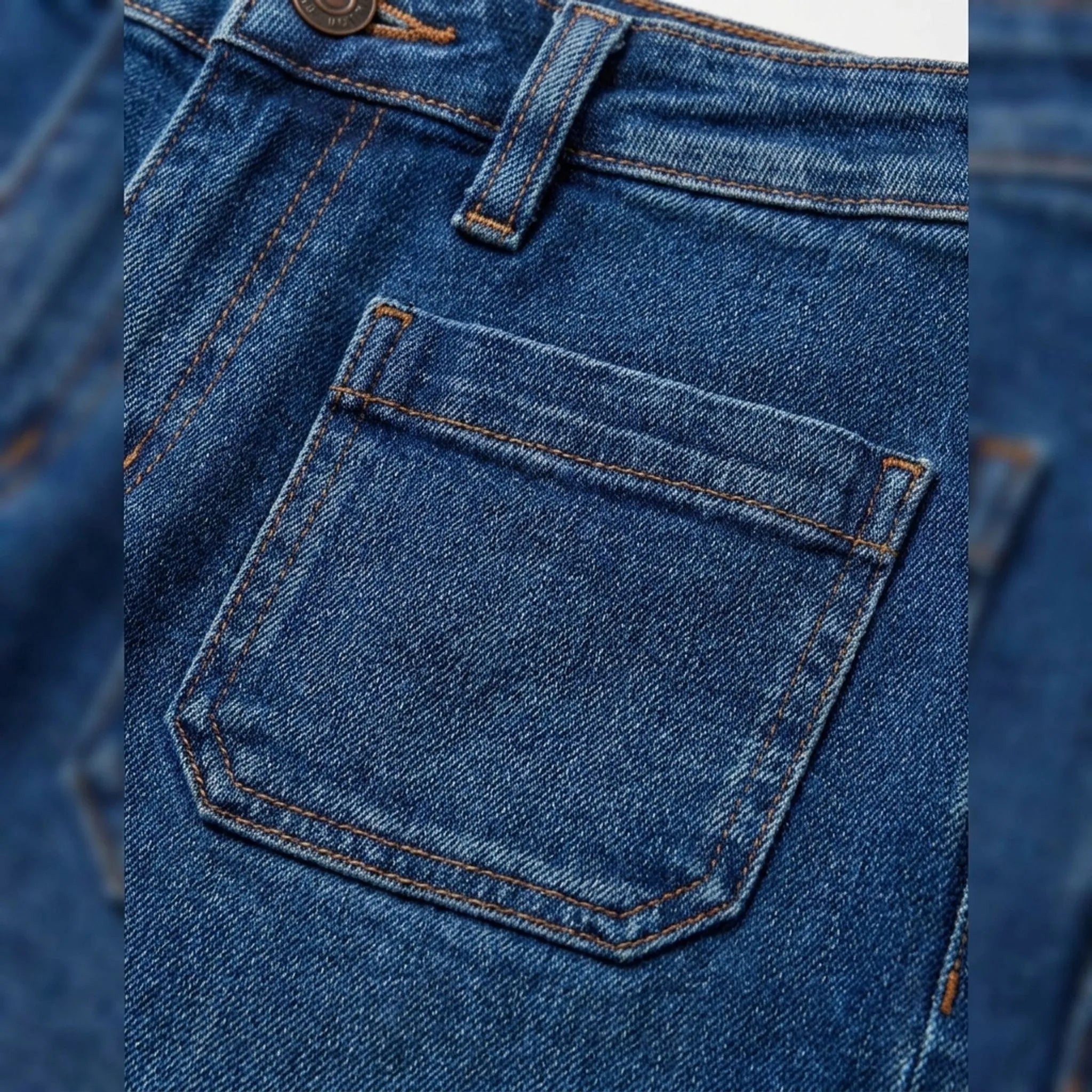 RetroDenim - High Waist Retro Slim Fit Jeans