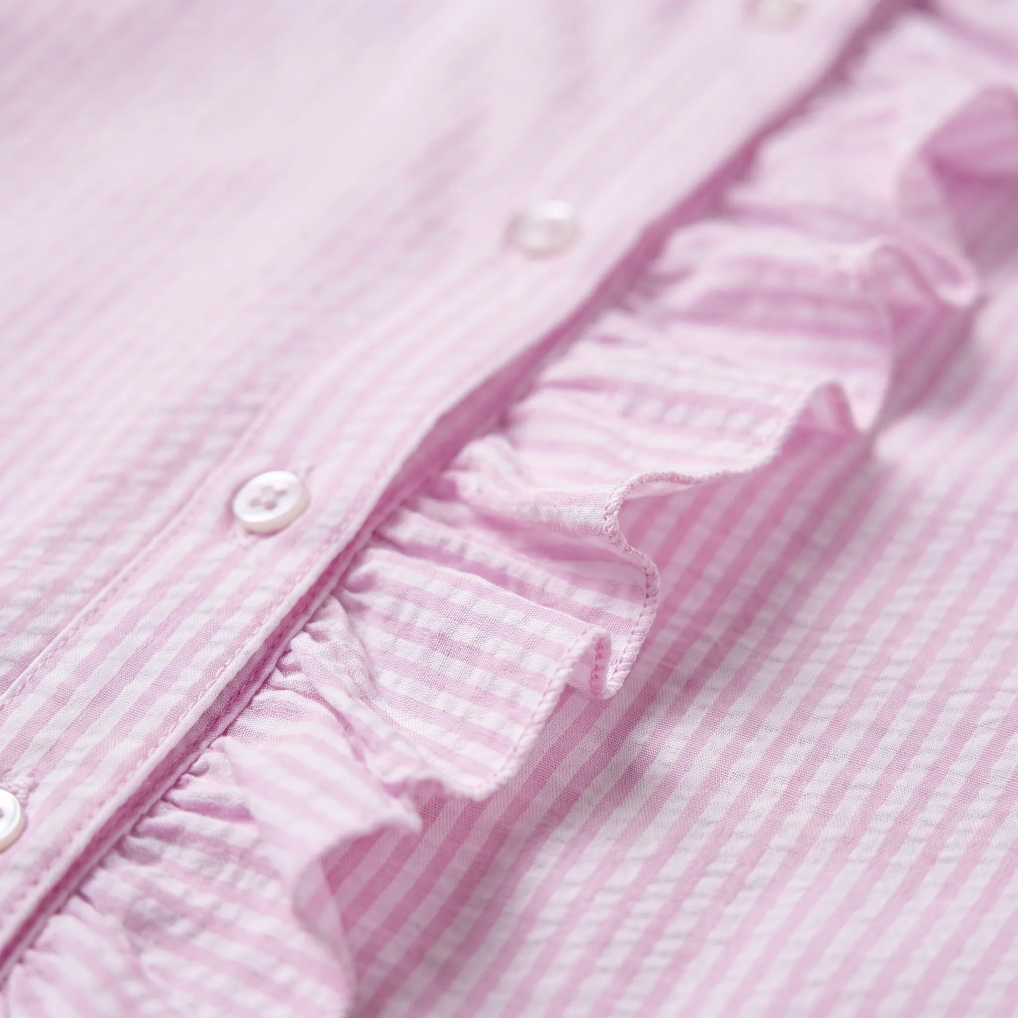 Ruffla - Ruffle Button-Up Blouse