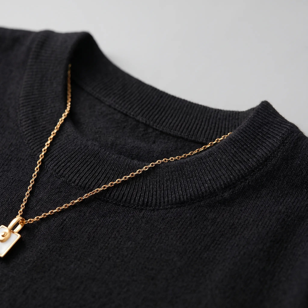 ViancaTee - Short Sleeve Crew Neck Top